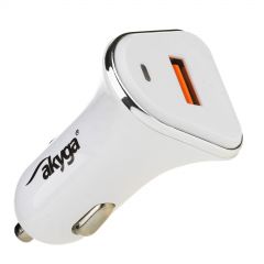 USB Car Charger AK-CH-07 USB-A 5-12V / max. 3A 18W Quick Charge 3.0