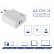 Additional image USB Charger AK-CH-15 USB-A + USB-C PD 5-20V / max. 3.25A 65W Quick Charge 3.0