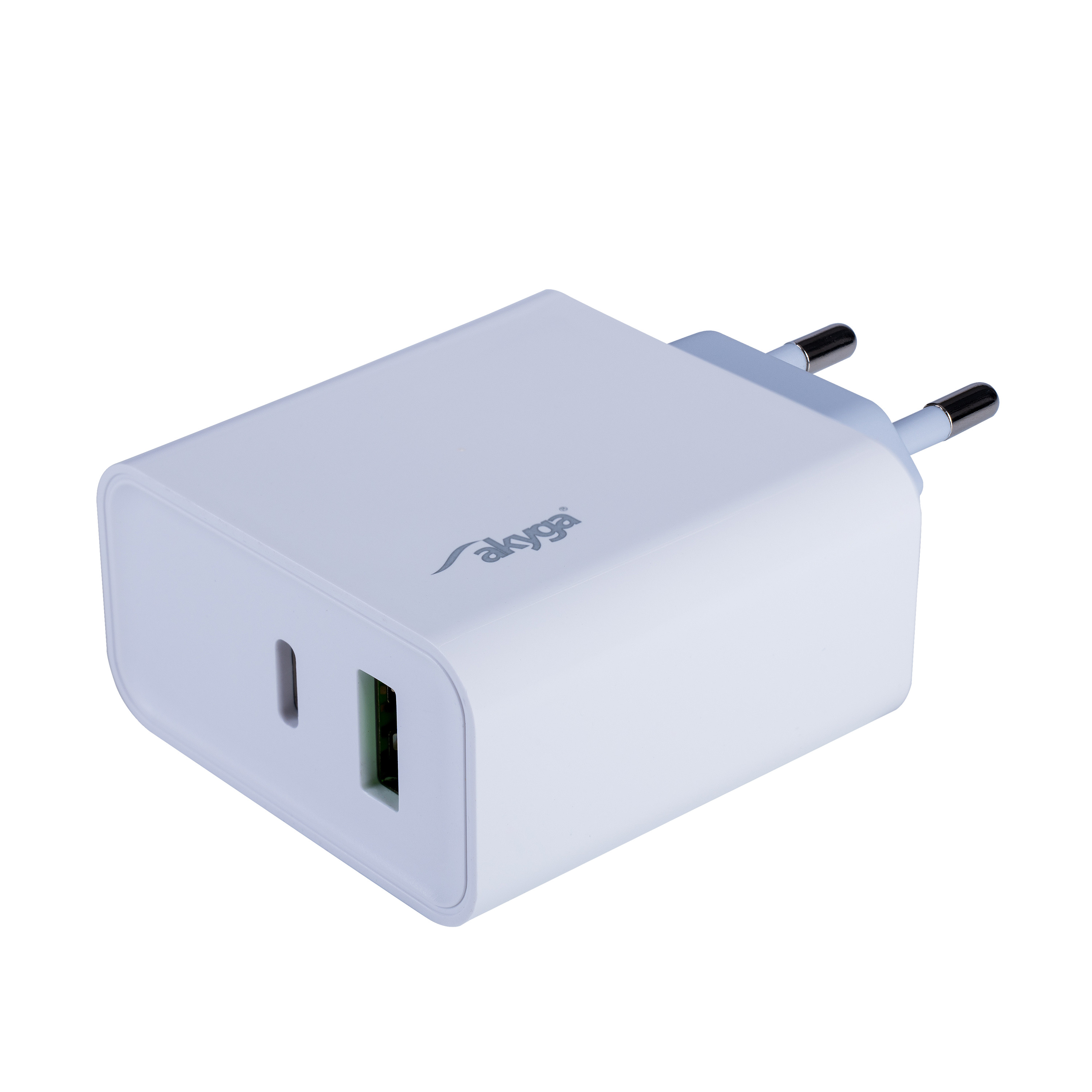 USB Charger AK-CH-14 USB-A + USB-C PD 5-20 V / max. 3A 45W Quick Charge