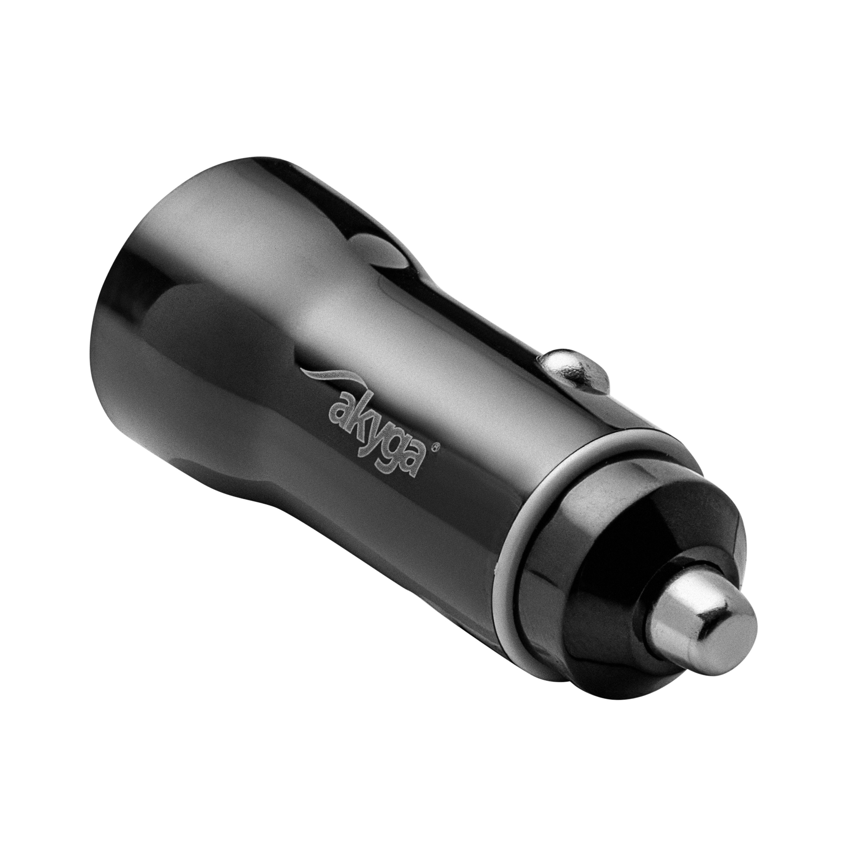 USB Car Charger AK-CH-16 USB-A + USB-C PD 5-12V / max. 3A 36W Quick Charge  3.0