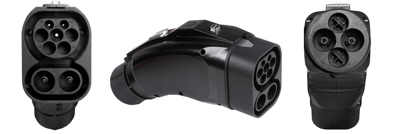 CHAdeMO to GB/T adapter for charging electric cars