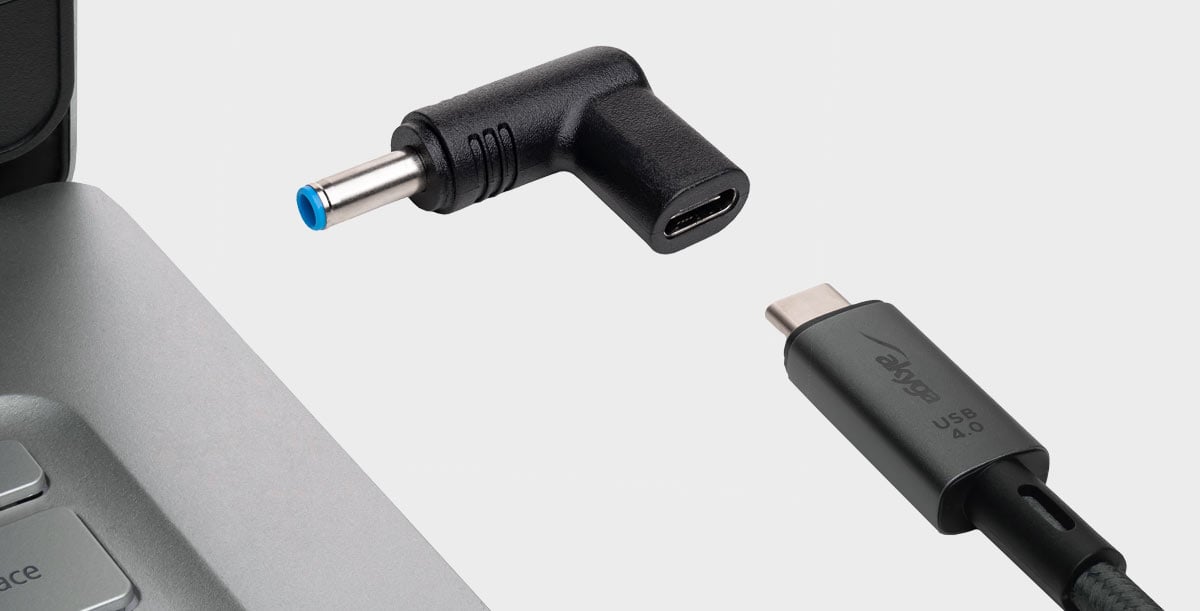 laptop adapter and USB-C cable