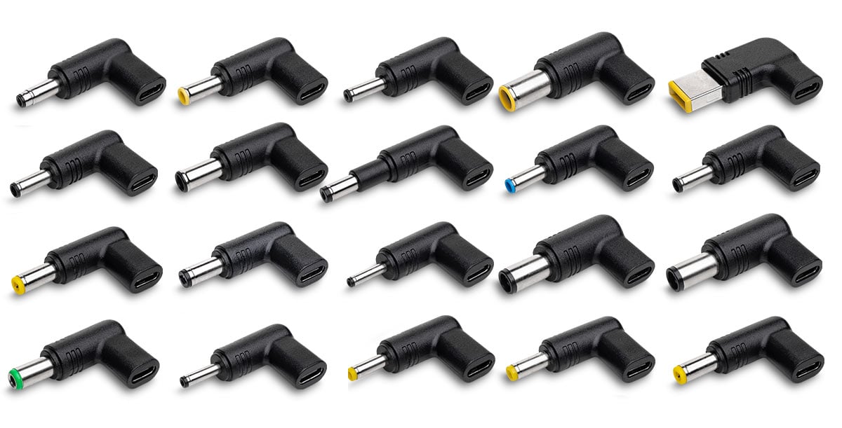 various Akyga USB-C laptop adapters