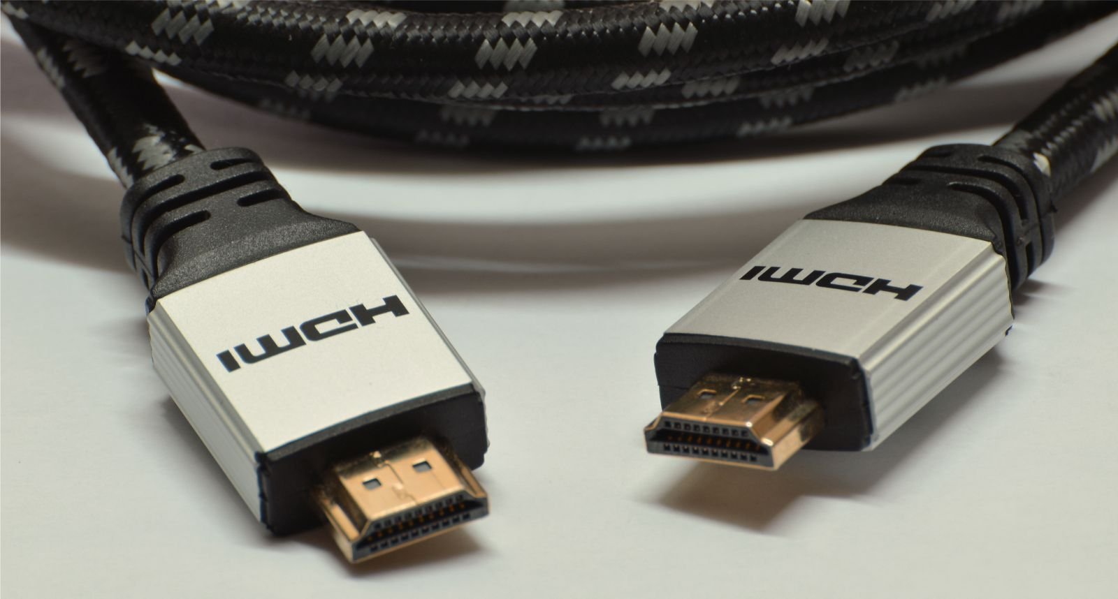 long HDMI PRO cable in a nylon braid