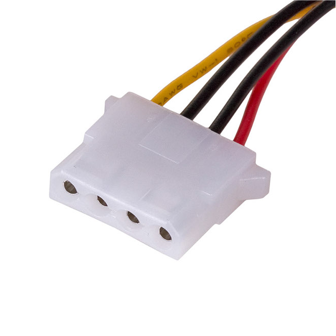 White 4-pin Molex connector