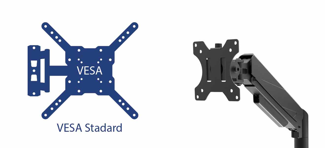 monitor mount with VESA standard
