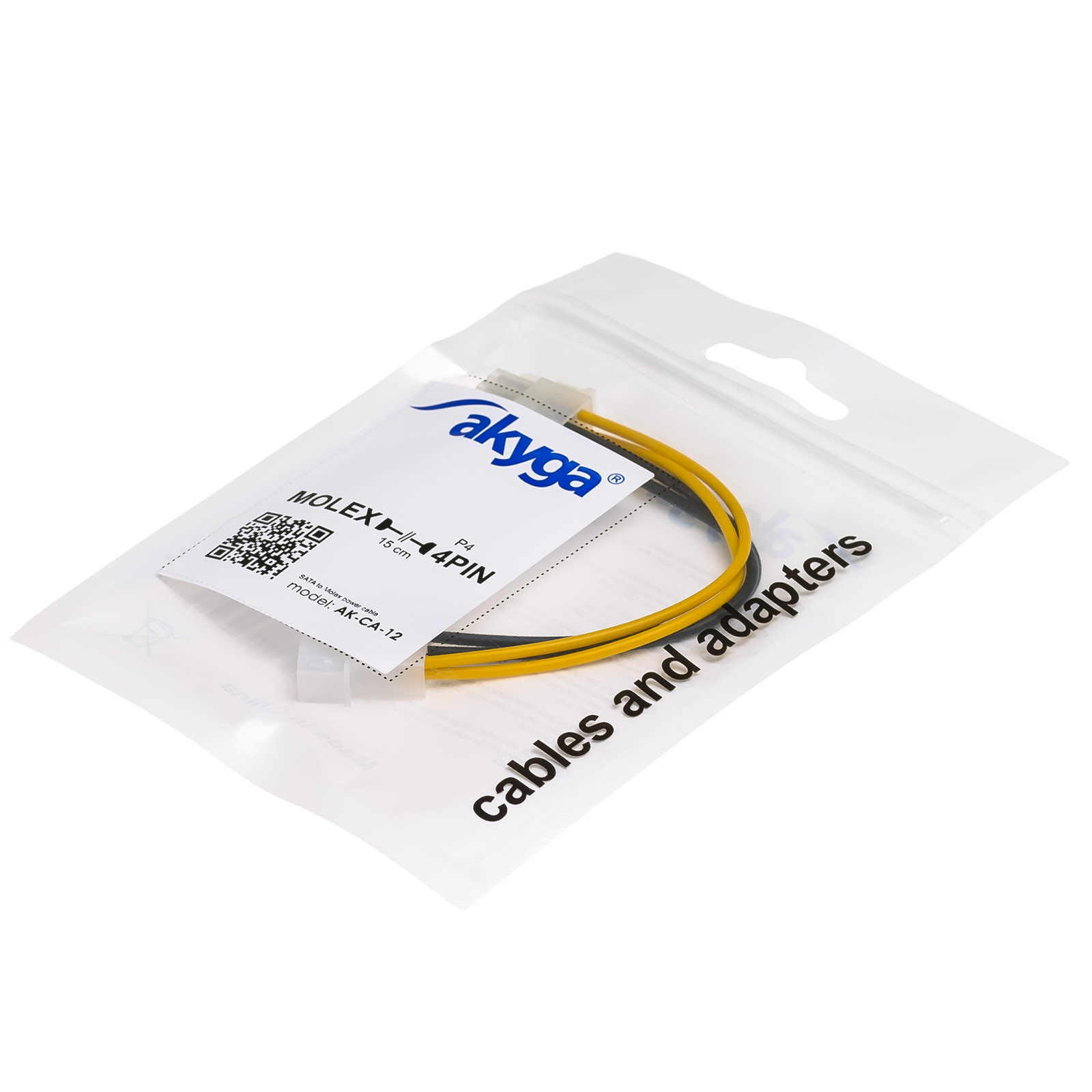 Adapter Akyga AK-CA-12 - Molex / P4