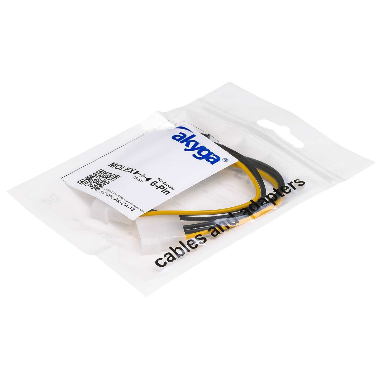 Adaptér Akyga AK-CA-13 - 2x Molex / PCI-Express 6-pin