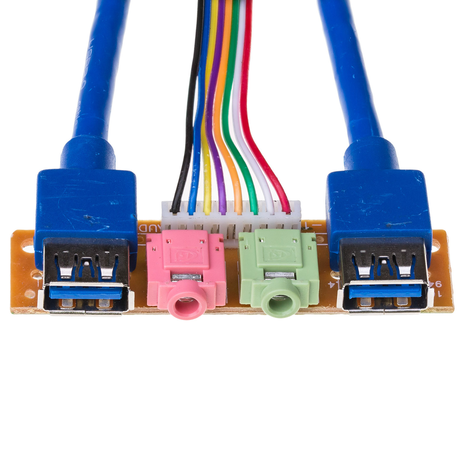 2xUSB 3.0 přední panel 68mm AK-CA-57