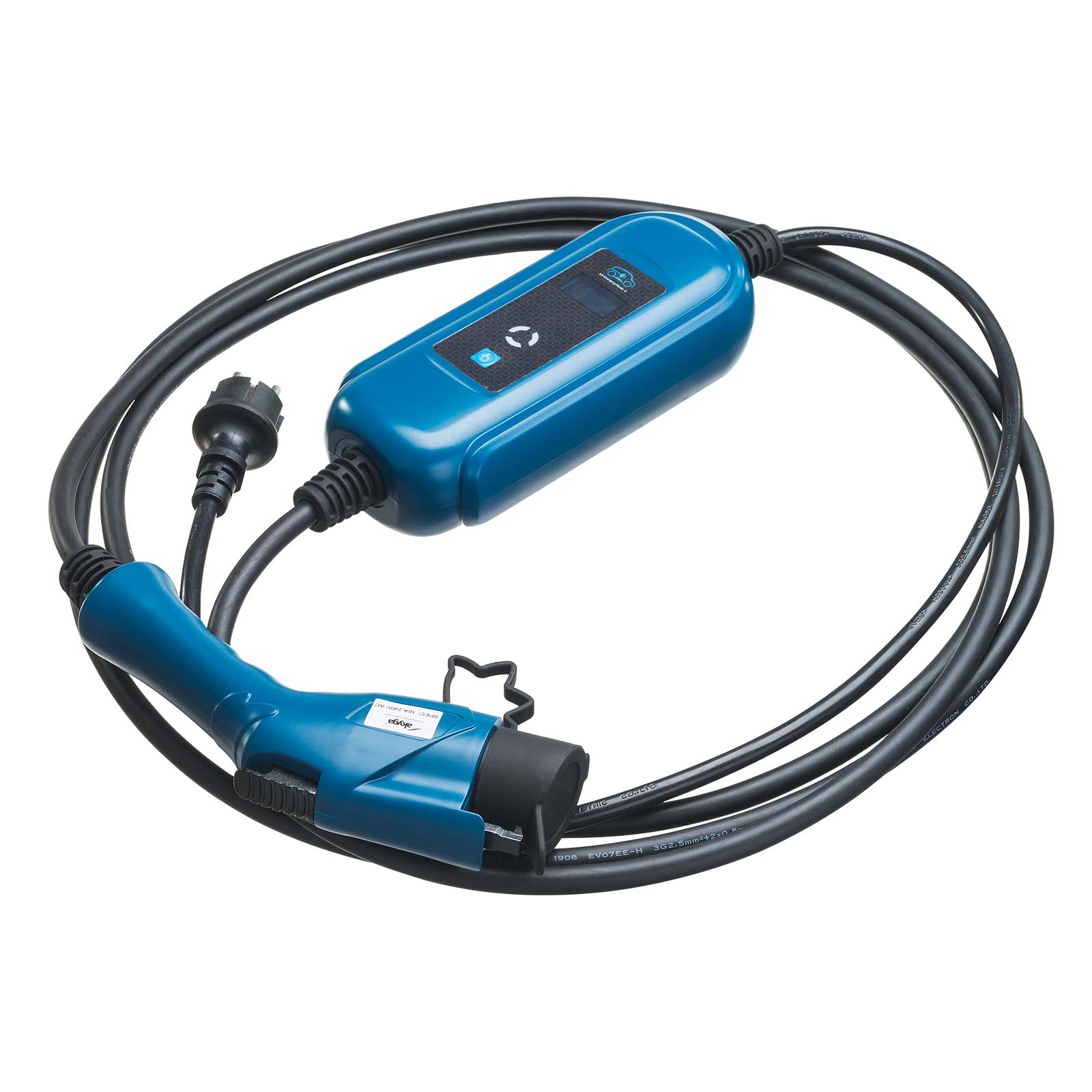 Zencar Nabíjecí kabel s displejem pro elektromobily, Typ 2