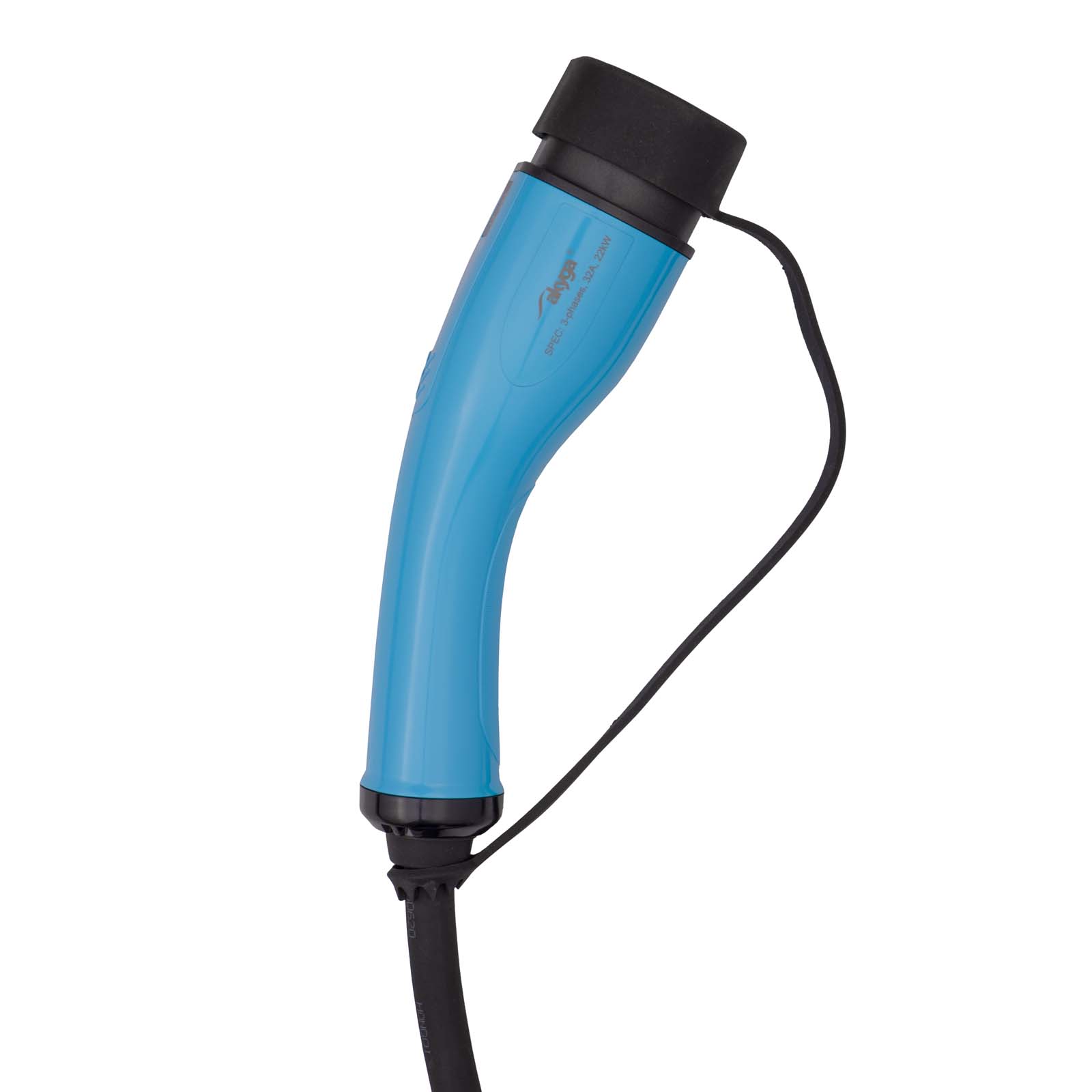 Kabel pro elektromobily AK-EC-22 CEE 5pin / Type2 LCD 3-fáze 32A 22kW 5m
