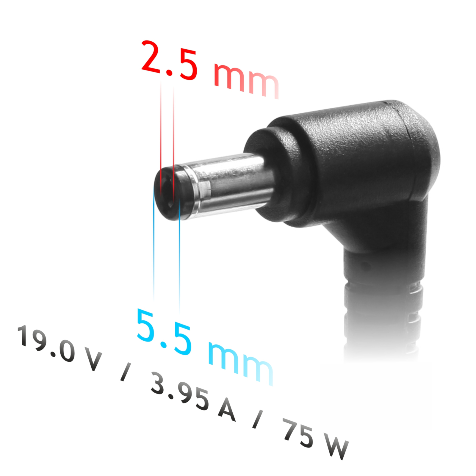 Napájecí zdroj Akyga AK-ND-02 19V / 3.95A 75W 5.5 x 2.5 mm - neoriginální