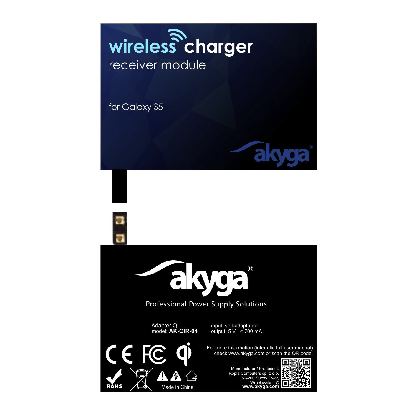 Main image Adapter QI AK-QIR-04 Galaxy S5