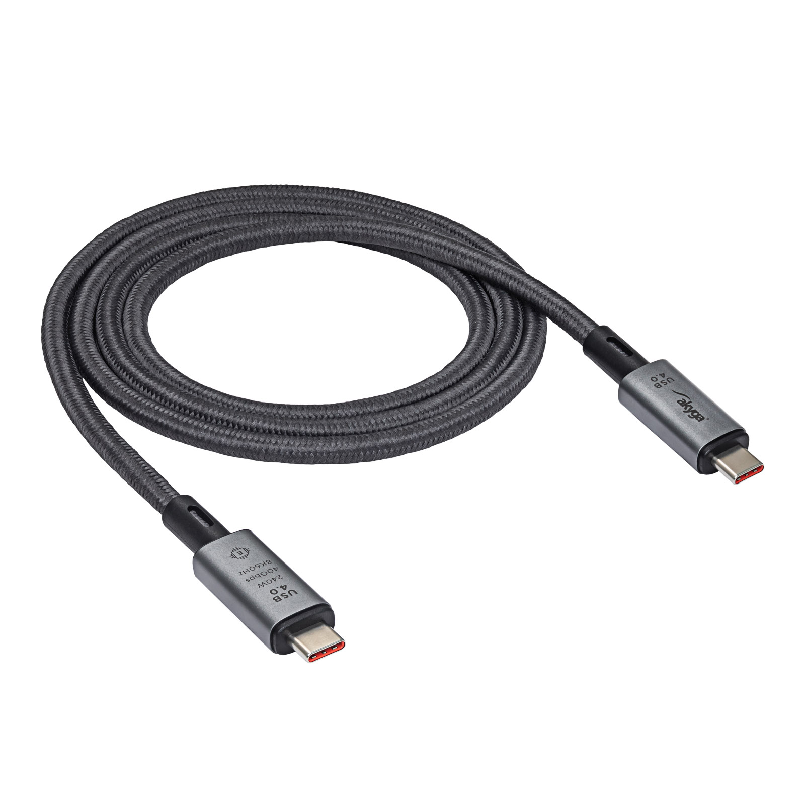 Main image Cable USB4 type C 1m AK-USB-45 40Gb/s 240W