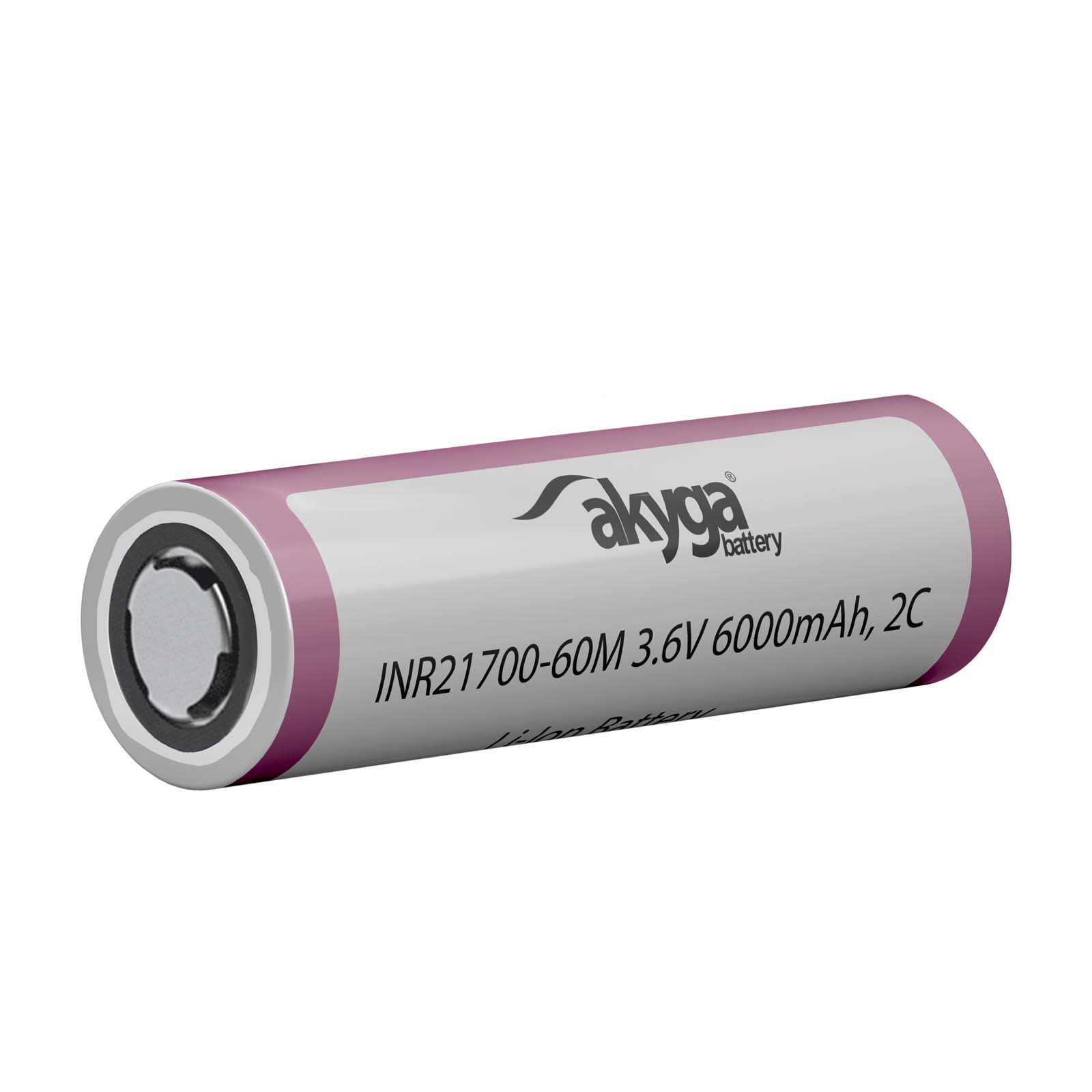 Li-Ion baterie INR21700 Akyga AKY2185 3.6V / 6000mAh