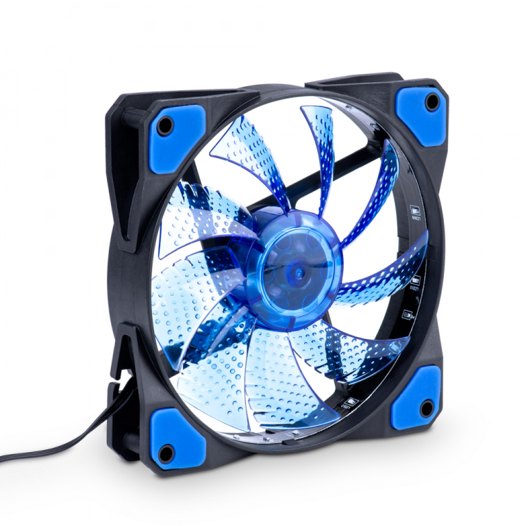 Fan 120mm MOLEX / 3pin 15 LED blue AW12CBL