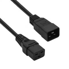 Power Cord IEC C19/C20 AK-UP-03S CU 3x1.5mm² 1.8m