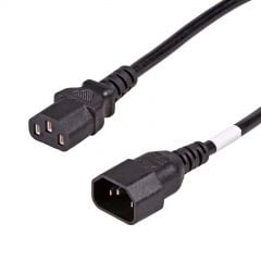 PC Power Cable IEC C13 / C14 AK-PC-111A CCA 3x0.5mm² 5m
