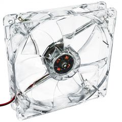 Fan 120mm 3-pin 4 LED red AW-12B-BR