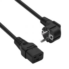 Power Cord CEE 7/7 / IEC C19 AK-UP-01S CU 3x1.5mm² 1.8m
