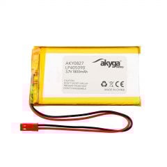 Li-Po Battery LP405090 Akyga AKY0827 3.7V / 1800mAh PCM JST 2-Pin Connector 150mm