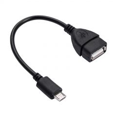 Adapter with cable AK-AD-09 USB-AF / microUSB-B