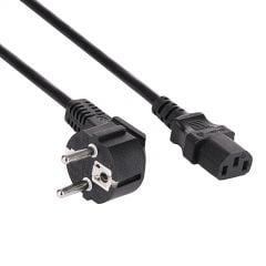 Power Cord PC CEE 7/7 / IEC C13 AK-PC-06S CU 3x1.5mm² 3m