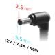 Additional image Power Supply AK-ND-85 12V / 7.5A 90W 5.5 x 2.5 mm