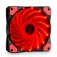 Additional image Fan 120mm MOLEX / 3-pin 15 LED red AW-12C-BR