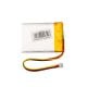 Additional image Li-Po Battery LP503040 Akyga AKY0833 3.7V / 560mAh PCM+NTC Molex 3-Pin 80mm