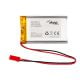 Main image Li-Po Battery LP103740 Akyga AKY065 3.7V / 1580mAh PCM JST 2-Pin Connector 150mm