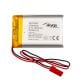 Main image Li-Po Battery LP903450 Akyga AKY0099 3.7V / 1600mAh PCM JST 2-Pin Connector 150mm