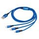 Main image Cable USB 3.0 A / USB Micro B / USB type C / Lightning 1.2m AK-USB-27