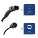 Additional image Type2 / Schuko Adapter for EV Charging Station AK-SC-E28 male – female 16A 30cm