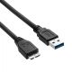 Additional image Cable USB 3.0 A / USB Micro B 0.5m AK-USB-26