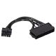 Main image Adapter with cable AK-CA-76 P1 24 pin (m) / 10 pin (f) 10cm