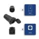 Additional image Type2 / Schuko Adapter for EV Charging Station AK-SC-E29 male – female 16A