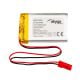 Main image Li-Po Battery LP503448 Akyga AKY0559 3.7V / 800mAh PCM JST 2-Pin Connector 150mm