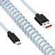 Additional image Coiled Aviator Cable USB type C / USB A 3m AK-USB-48