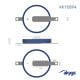 Additional image Lithum battery CR2032 ST1NB Akyga AKY0894 3V / 210mAh 2-Pin