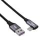 Additional image Angle Cable USB type C / USB-A 30 cm AK-USB-58 60W Mesh