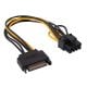 Main image Adapter SATA / PCI-Express 6+2-pin AK-CA-80