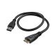 Main image Cable USB 3.0 A / USB Micro B 0.5m AK-USB-26