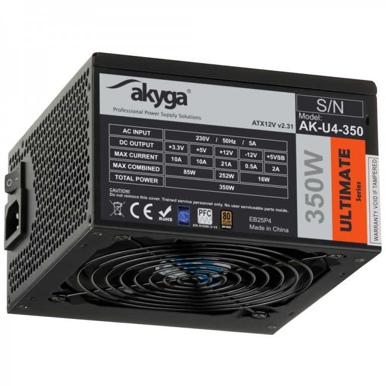 Akyga AK-U4-350 350W computer power supply unit
